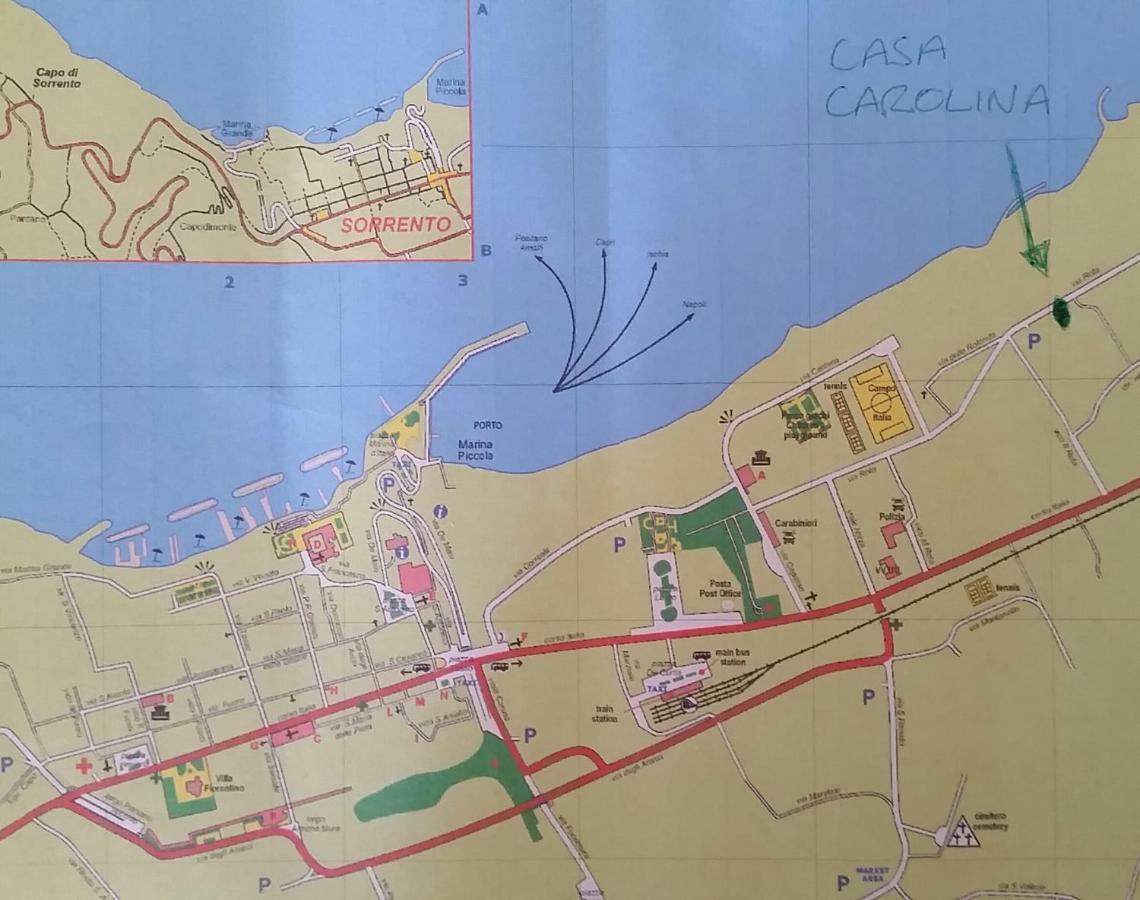 סורנטו Casa Carolina B&B מראה חיצוני תמונה